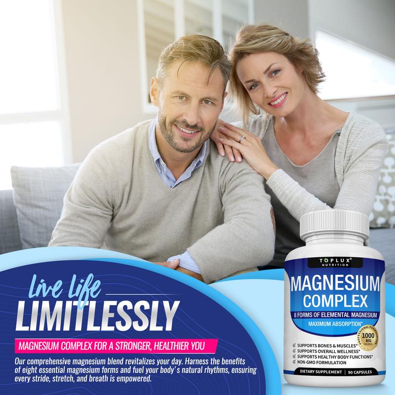 8-Element Magnesium Complex Supplement 1000mg
